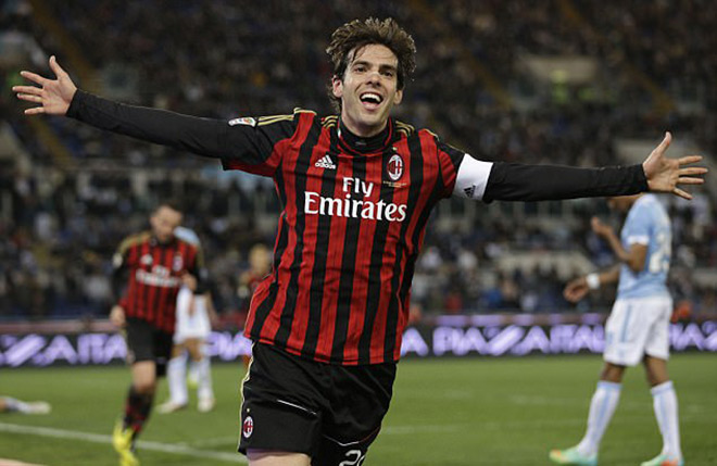 Cầu thủ kaka trong AC milan