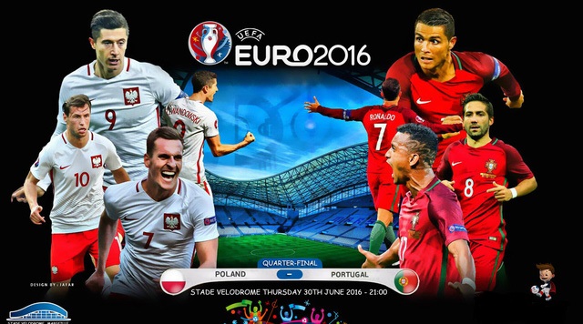 Bồ Đào Nha với đội Ba Lan Euro 2016