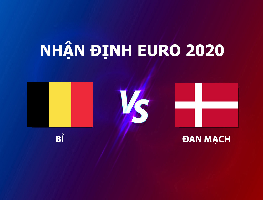 nhận định bỉ - đan mạch euro 2020