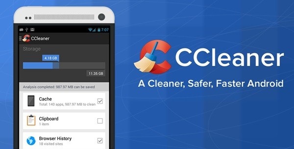 CCleaner – Phần mềm tắt ứng dụng chạy ngầm android phổ biến nhất