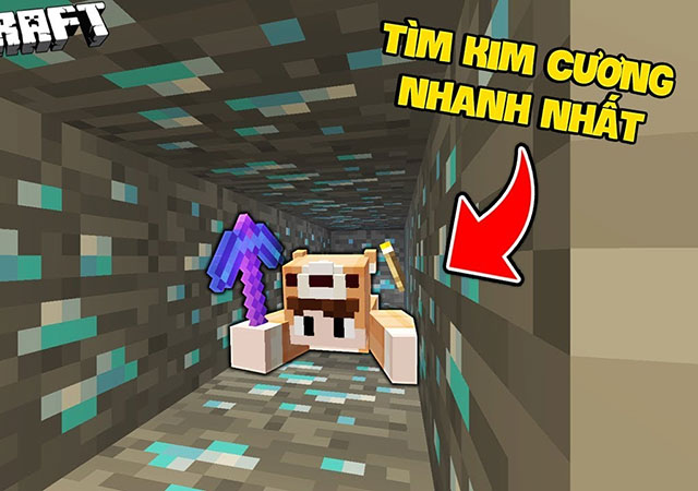 cách tìm kiếm kim cương trong minecraft