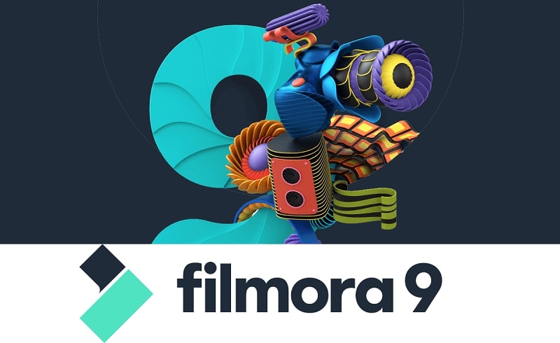 Logo dễ nhận diện của Filmora 9