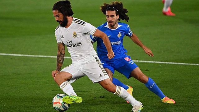 Getafe vs Real Madrid vòng 19 La Liga