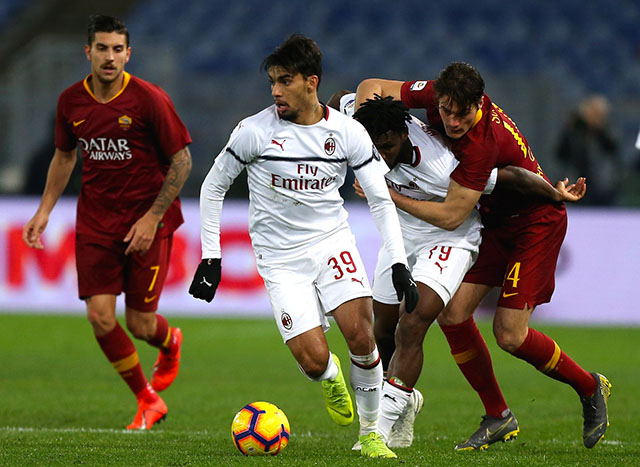 AC Milan vs AS Roma vòng 20 Serie A mùa 2021/22