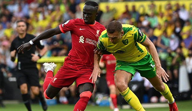 Liverpool vs Norwich City vòng 26 giải Ngoai Hạng Anh mùa 2021/22