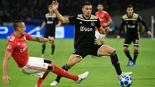 Benfica vs Ajax vòng 1/8 Cup C1 mùa giải 2021/22