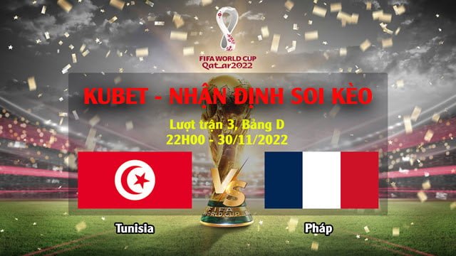 Nhận định Tunisia vs Pháp
